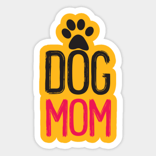 Dog Mom T-shirt Sticker